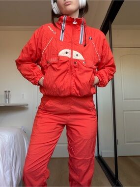 Vintage Sweat Set Windbreaker 80s Tracksuit by ixspa
